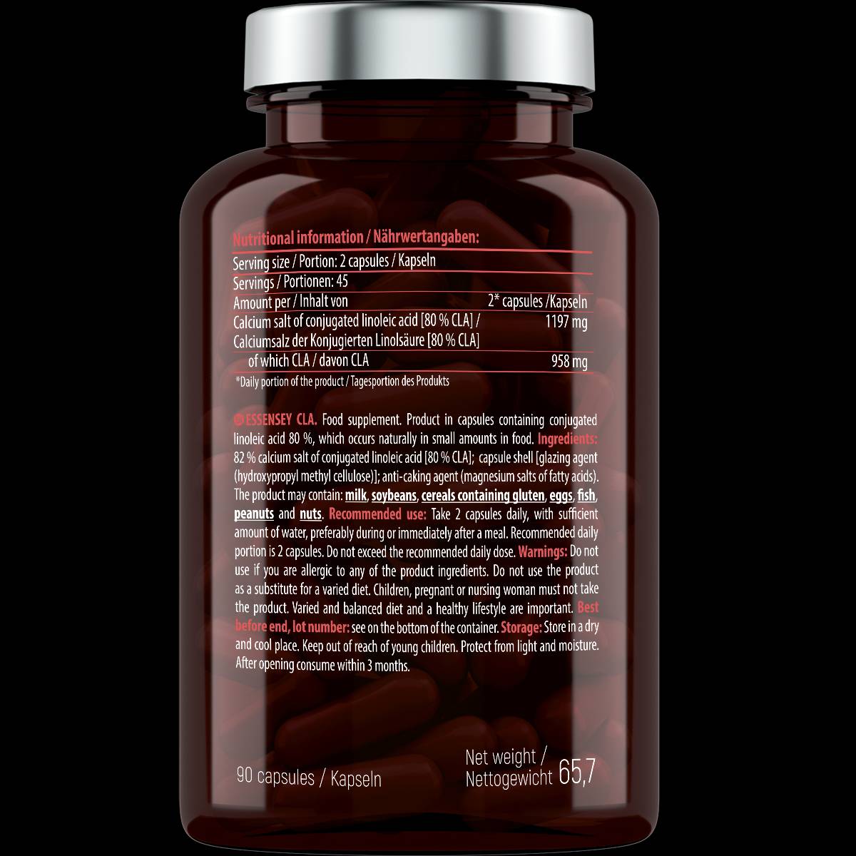 CLA 599 Mg - 90 capsules