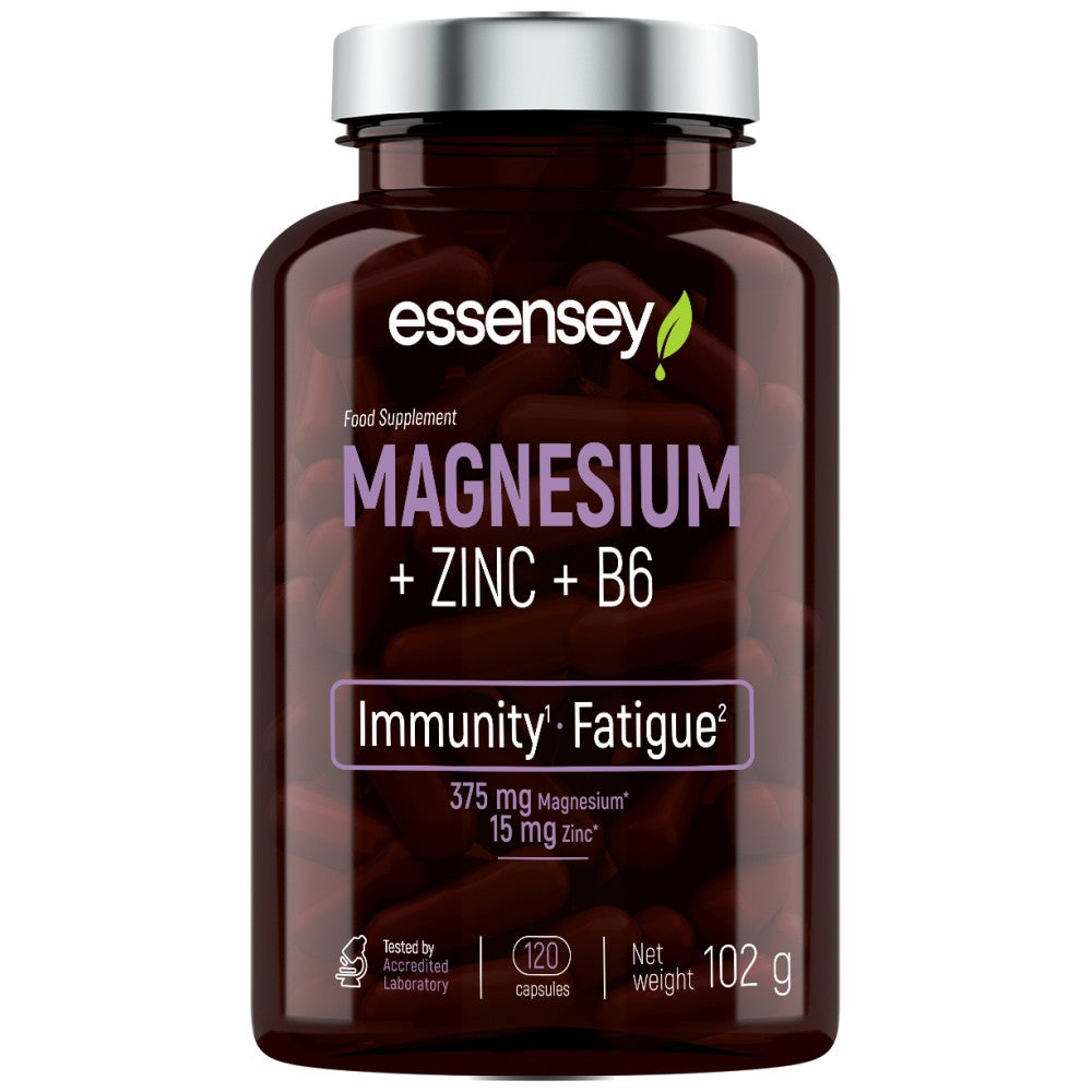 Magnésium + zinc + b6 - 120 capsules