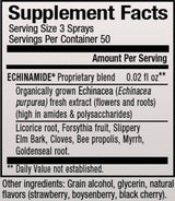 Formule de pulvérisation de la gorge Echinamide® - 30 ml