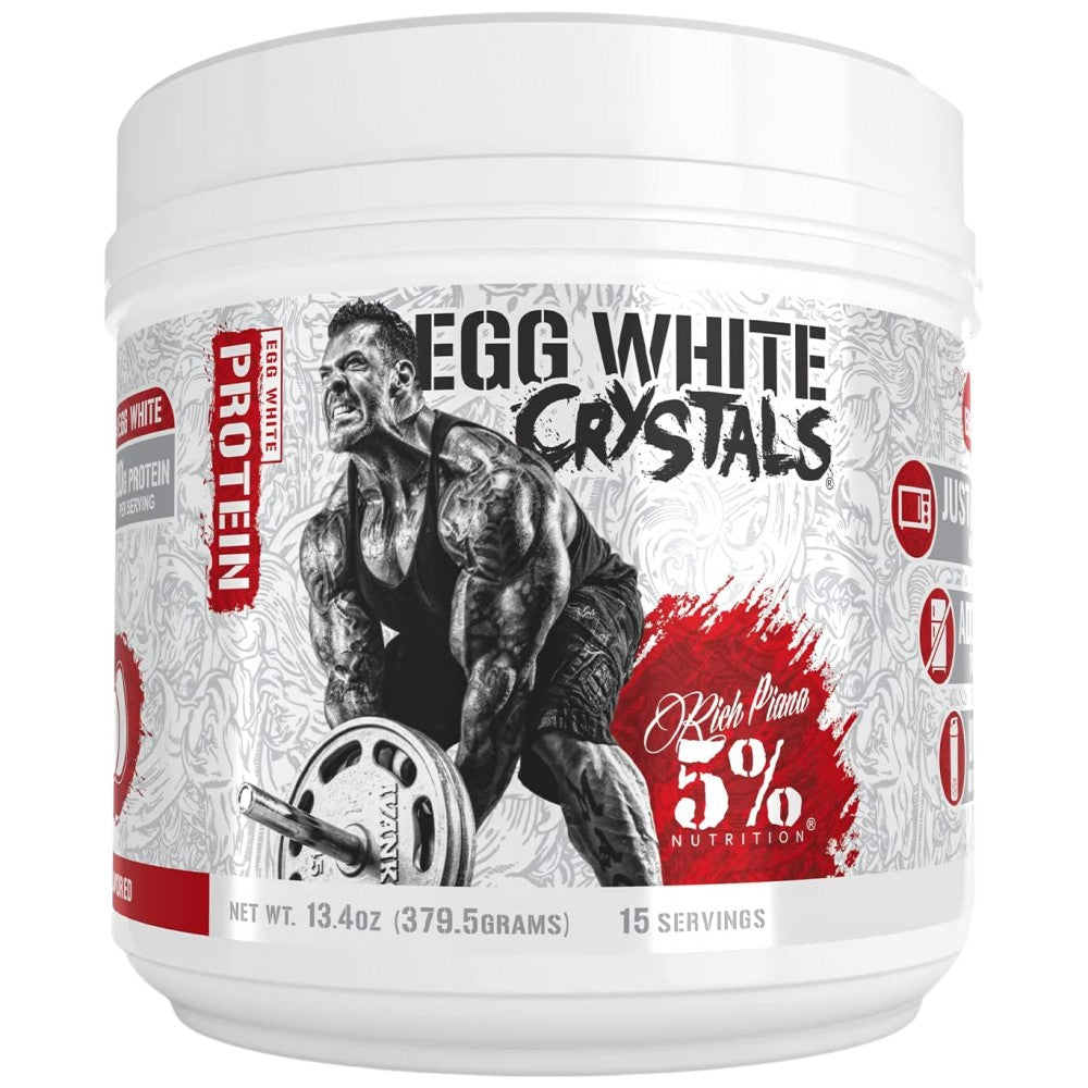 Cristaux blancs d'oeuf | Poudre de protéine de blanc d'oeuf 100% pur - 379 grammes