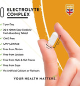 Complexe d'électrolyte 240 comprimés végétaliens