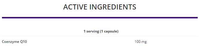 Elite Q10 100 mg | COQ10 30 CAPSULES DE GEL