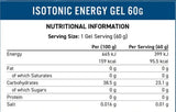 Gel d'énergie isotonique d'énergie d'endurance - 20 x 60 grammes