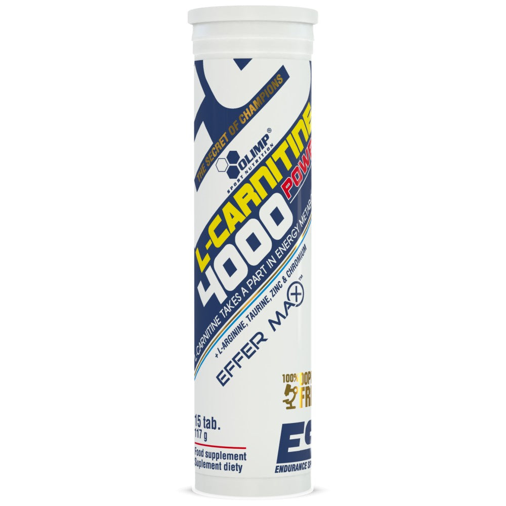 Endurance L-Carnitine 4000 Power Effervescent - 15 comprimés solubles
