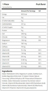 Endurance Sprint Isotonic Energy Gel + Cafeine - 20 x 60 grammes