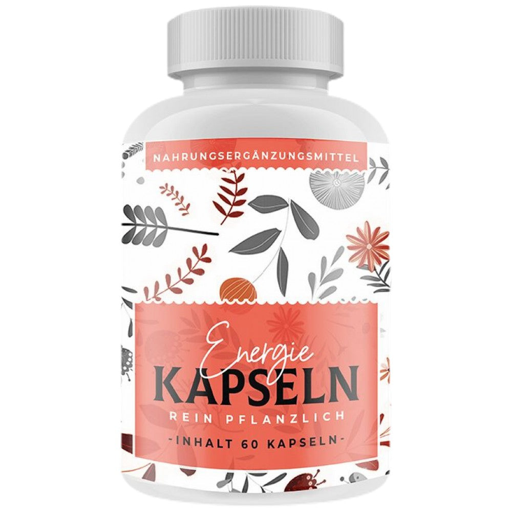 Booster d'énergie | avec vitamines et caféine - 60 capsules