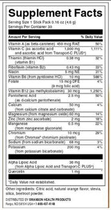Énergie C avec électrolytes - 30 paquets