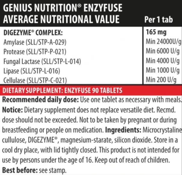 Enzyfuse - 90 tablettes