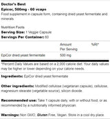Epicor 500 mg | Immunogènes métabolites élevés - 60 capsules