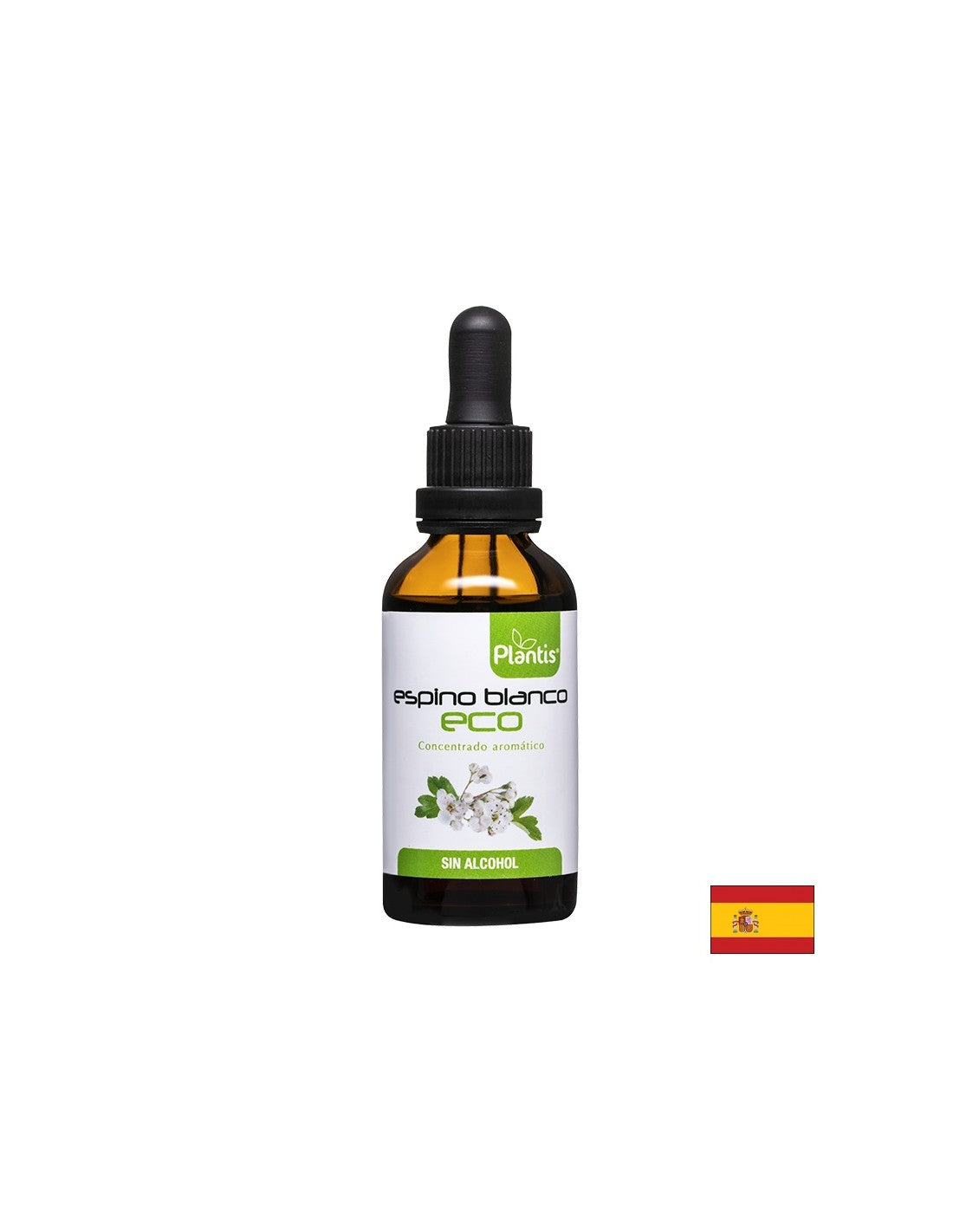 Hawthorn blanc - Heart Health - Espino Blanco Eco Plantis®, teinture sans alcool, 50 ml