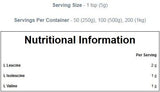 Essential BCAA 2: 1: 1 non savouré - 250 grammes