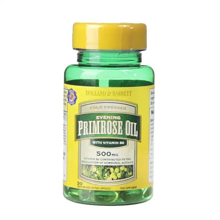 Evening Primrose Huile 500mg 30 Capsules Holland & Barrett