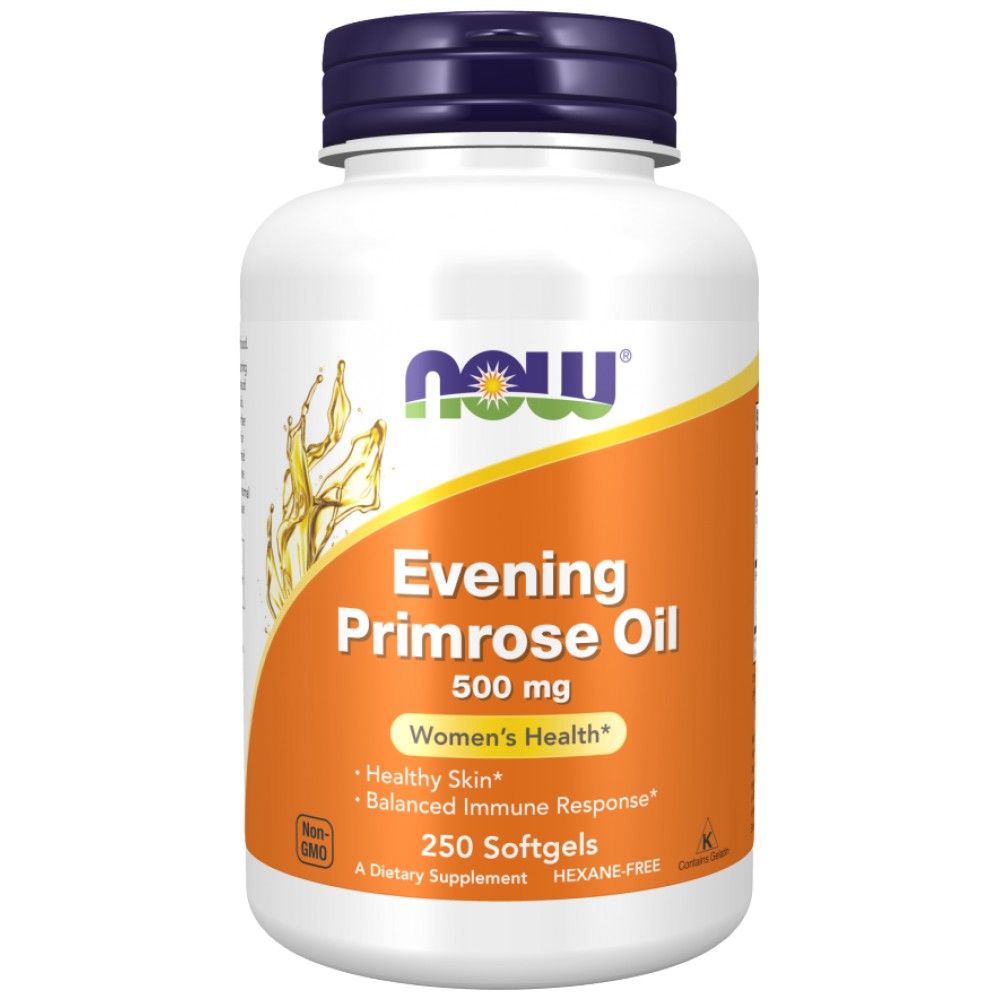 Huile de prime de soirée 500 mg - 250 capsules de gel