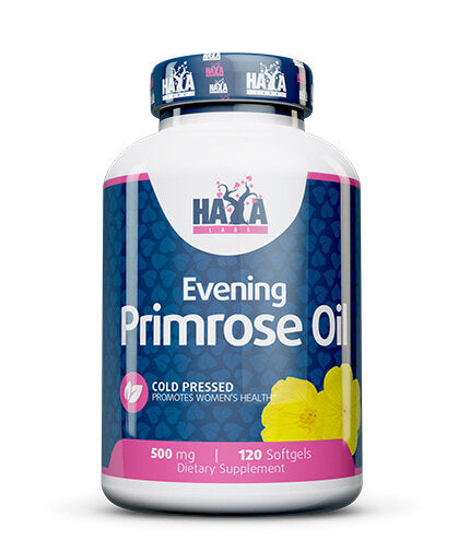 Huile de prime de soirée/pressé à froid/500 mg./120 softgels
