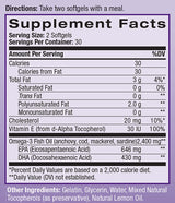 Oméga extrême 2400 mg./60 softgels