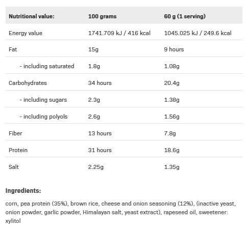 F ** King Delicious Protein Chips - 31% de protéines - 60 grammes