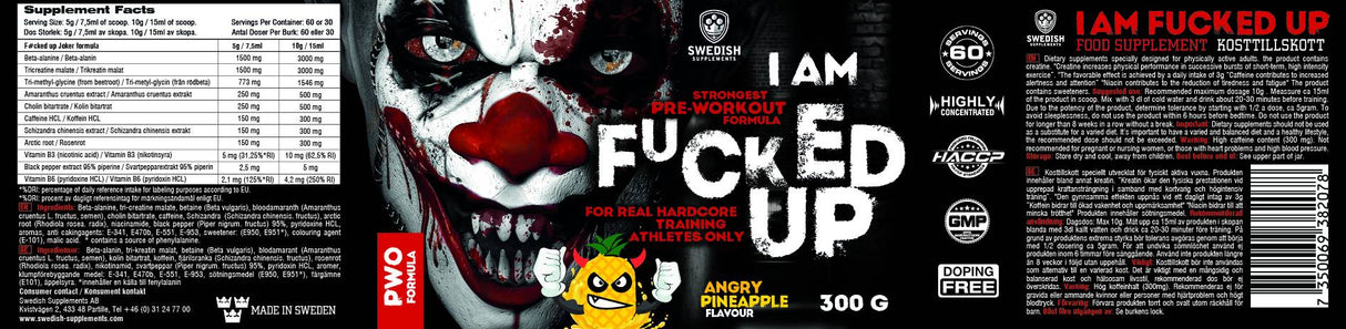 Je suis F # CKED UP Joker Edition - 300 grammes