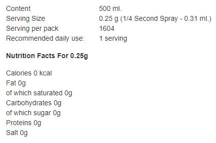 Spray à l'huile de canola - 500 ml