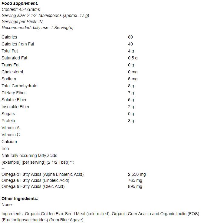 Fibre - 3 - 454 grammes