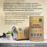 Complexe de fibres en poudre - Saveur mûre/200 g, 40 doses/ <tc>Nutravita</tc>