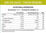 Ajuster Sauce à faible teneur en calcul | Vêtements César - 425 ml