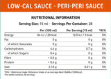 Ajuster Sauce à faible teneur en calcul | Peri-Peri - 425 ml