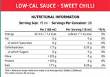 Ajuster Sauce à faible teneur en calcul | Chilli doux - 425 ml