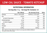 Ajuster Sauce à faible teneur en calcul | Ketchup de tomate - 425 ml