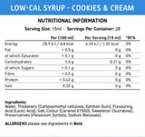 Ajuster le sirop à faible teneur en calcul | Biscuits et crème - 425 ml