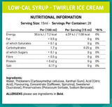 Ajuster le sirop à faible teneur en calcul | Twirler Ice Cream - 425 ml