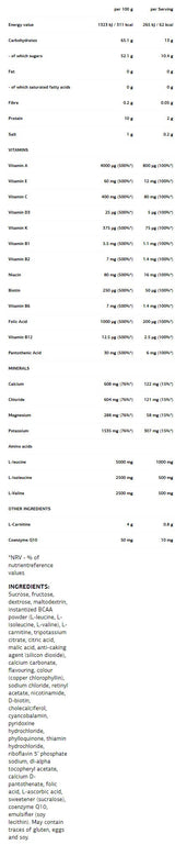 Boisson isotonique fitactive - 0,500 kg