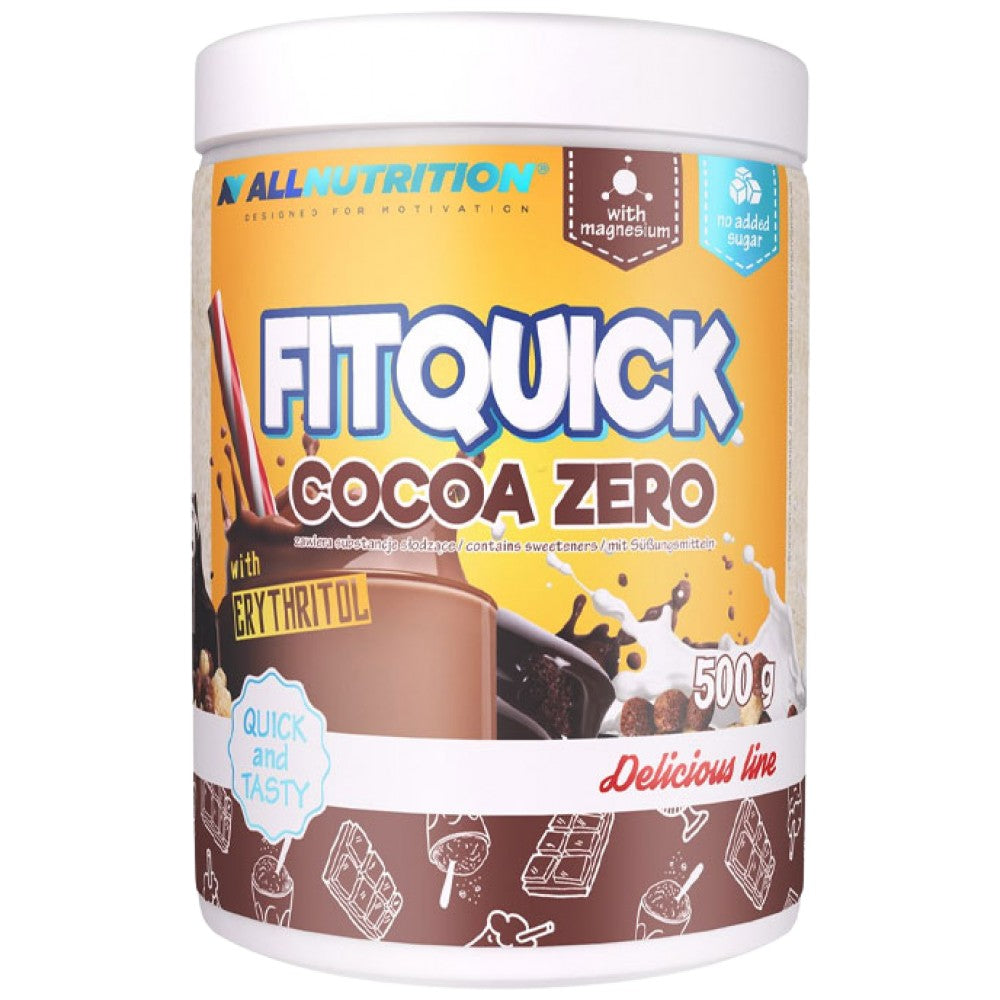 FitQuick Cocoa Zero | avec l'érythritol - 500 grammes