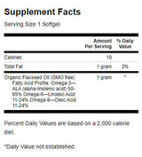 Huile de lin 1000 mg - 100 capsules de gel