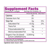 Huile de lin 90 capsules de gel