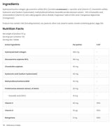 Flex Regen | Collagène + glucosamine, chondroïtine, MSM, acide hyaluronique 120 comprimés