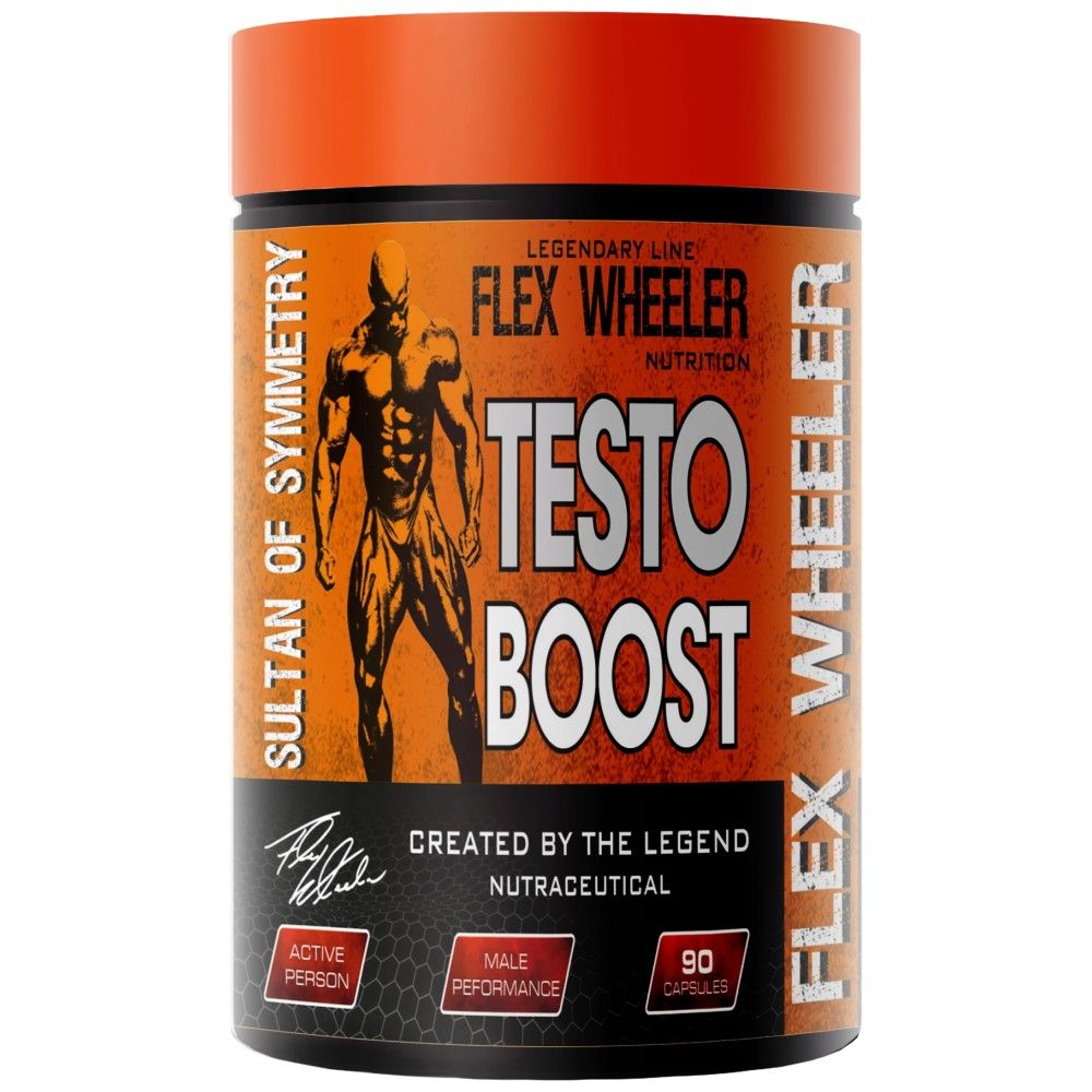 Testo Boost | avec tribulus, vitamines et minéraux - 90 capsules