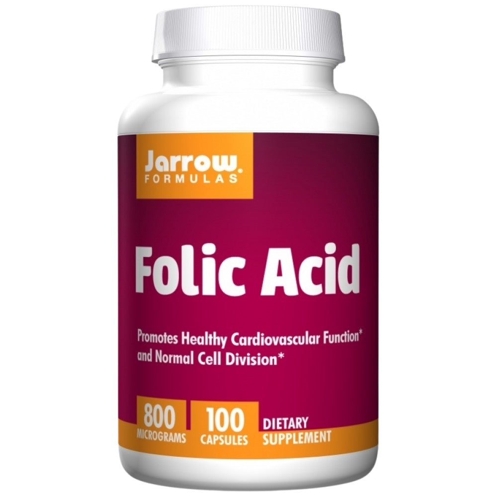 Capsules d'acide folique 800 mcg 100