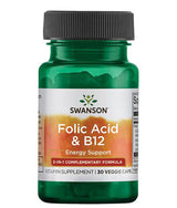 Acide folique et B12 - 30 capsules