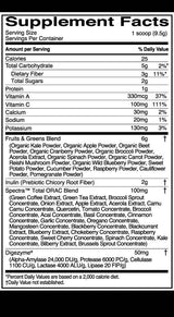 Fruits et verts | Superaliment dense en nutriments avec des antioxydants - 285 grammes