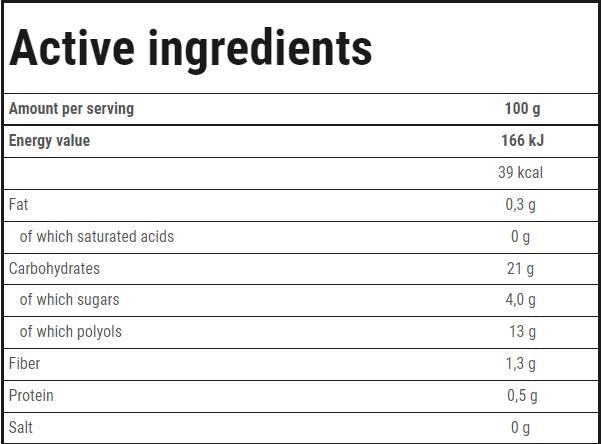 Fruits en gelée | Fraise 600 grammes