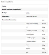 Frulove en gelée | Fruits forestiers - 1000 grammes
