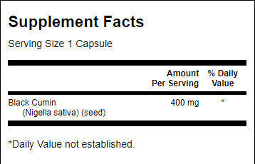 Spectrum complet Black Cumin Seed 400 mg - 60 capsules