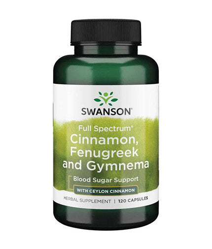 Spectre complet cannelle, fenugreek et gymnema - 120 capsules