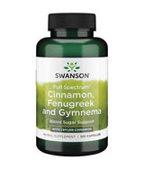 Spectre complet cannelle, fenugreek et gymnema - 120 capsules
