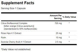 Complexe bioflavonoïde d'agrumes à spectre complet 250 capsules