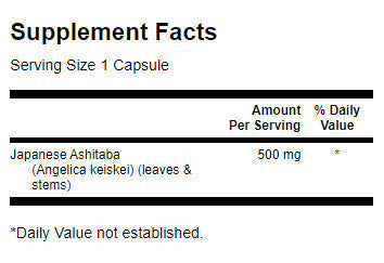 Spectre complet Ashitaba japonais 500 mg - 60 capsules