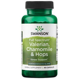 Spectre complet Valerian, camomille et capsules de houblon