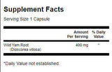 Spectre complet Yam sauvage 400 mg - 60 capsules
