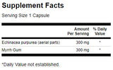 Échinacée et myrrhe de génie 60 capsules de gomme 60