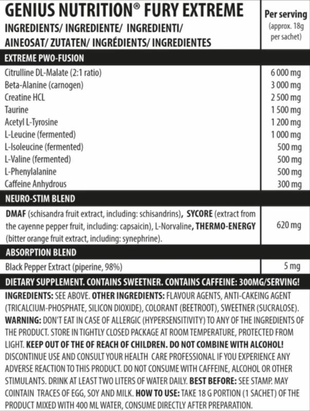 Fury Extreme - 405 grammes